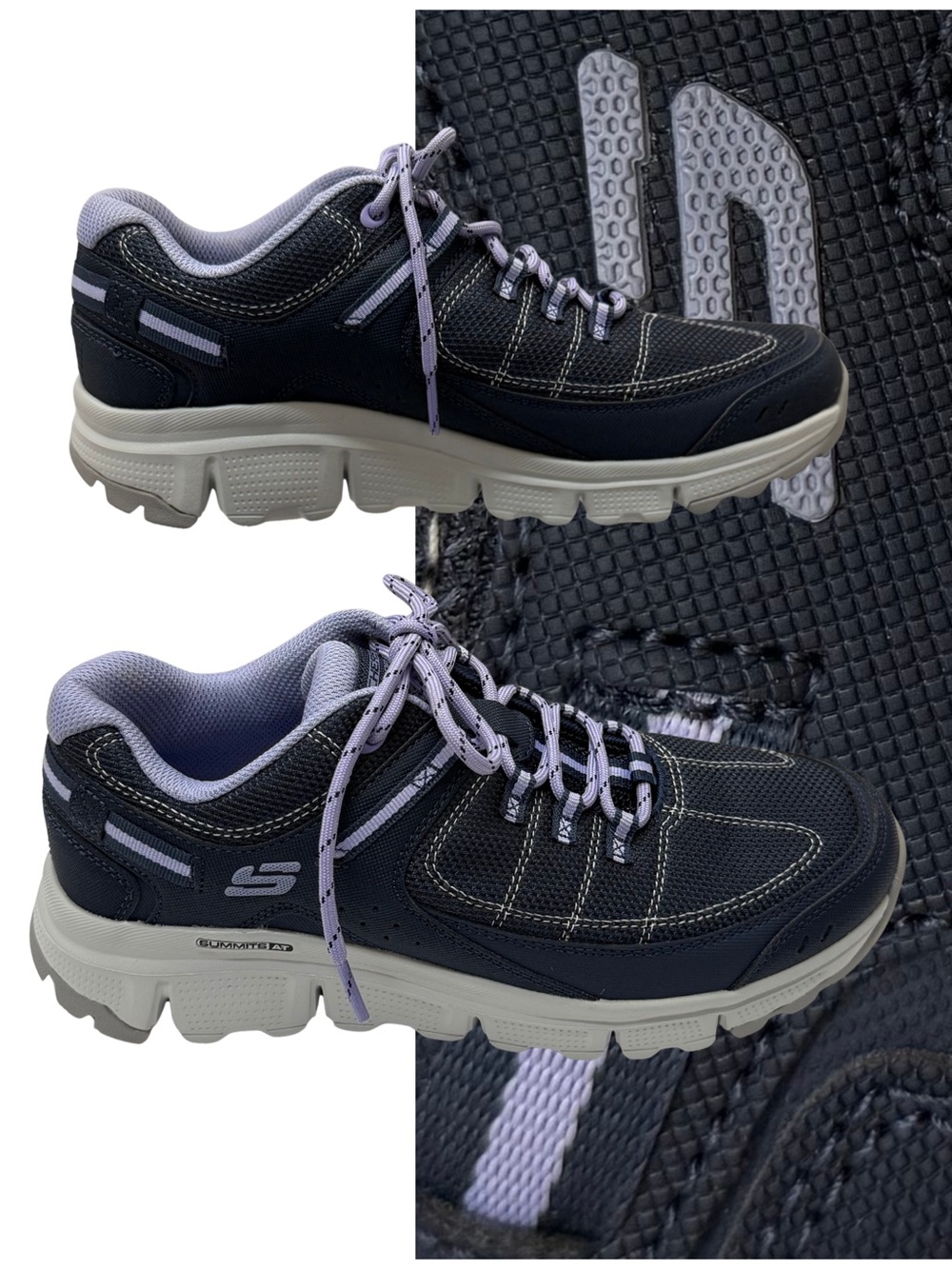 Skechers Women's Summits AT - Artist's Bluff Hiking Shoes Size 10 - Picture 1 of 5